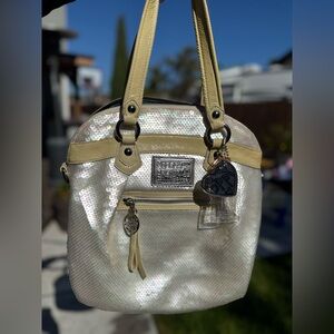 COACH POPPY OPAL SEQUIN SPOTLIGHT 2 WAY BAG #16303